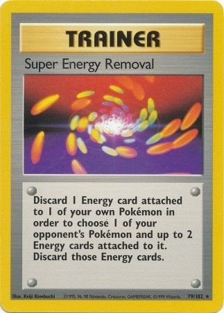 Super Energy Removal (79/102) [Base Set Unlimited] Pokémon