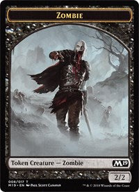 Zombie // Thopter Double-Sided Token (Game Night) [Core Set 2019 Tokens] Magic: The Gathering