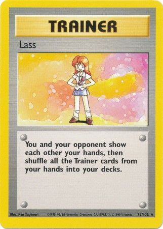 Lass (75/102) [Base Set Unlimited] Pokémon