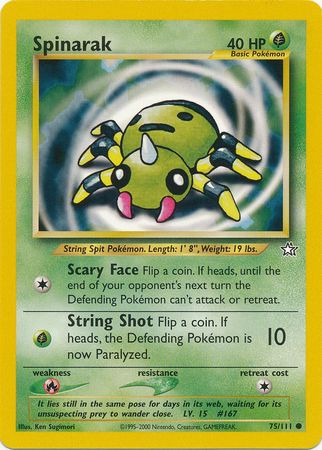 Spinarak (75/111) [Neo Genesis Unlimited] Pokémon