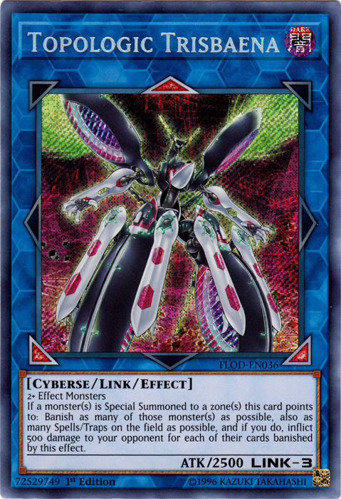 Topologic Trisbaena [FLOD-EN036] Secret Rare Yu-Gi-Oh!