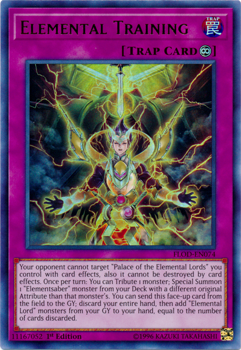 Elemental Training [FLOD-EN074] Ultra Rare Yu-Gi-Oh!