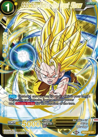 SS3 Son Goku, the Last Straw (Gold Stamped) (SD10-02) [Mythic Booster] Dragon Ball Super