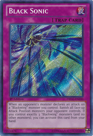 Black Sonic [DRLG-EN030] Secret Rare Yu-Gi-Oh!