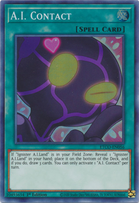 A.I. Contact [ETCO-EN056] Super Rare Yu-Gi-Oh!