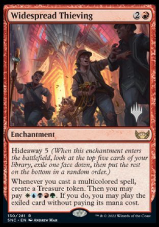 Widespread Thieving (Promo Pack) [Streets of New Capenna Promos] Magic: The Gathering