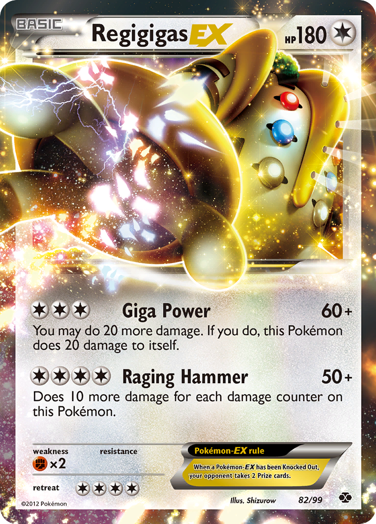 Regigigas EX (82/99) [Black & White: Next Destinies] Pokémon