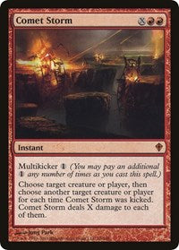 Comet Storm (Oversized) [Oversize Cards] Magic: The Gathering