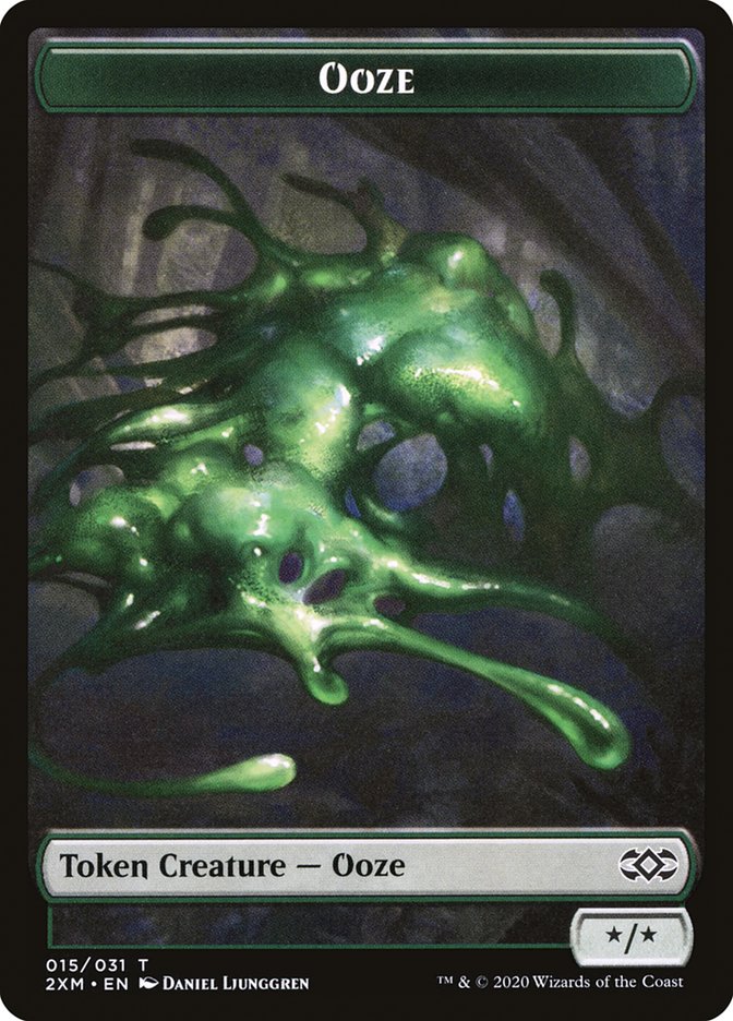 Ooze Token [Double Masters Tokens] Magic: The Gathering