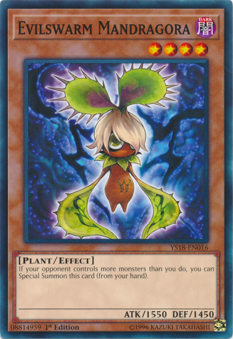 Evilswarm Mandragora [YS18-EN016] Common Yu-Gi-Oh!