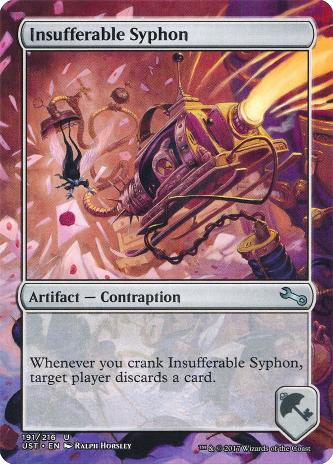 Insufferable Syphon [Unstable] Magic: The Gathering