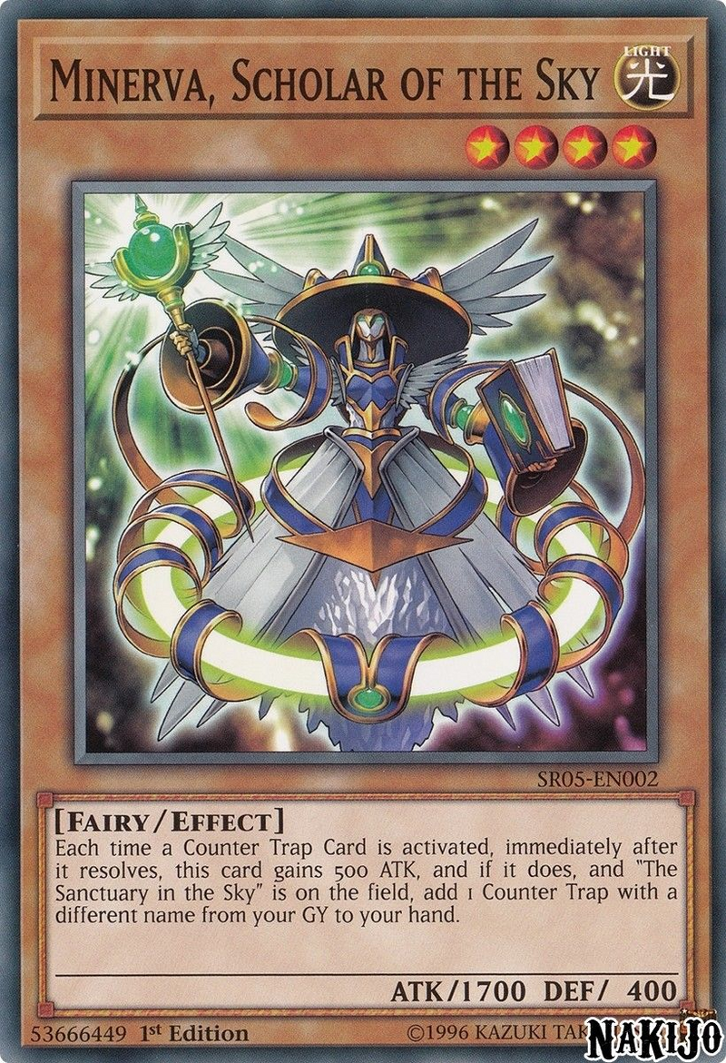 Minerva, Scholar of the Sky [SR05-EN002] Common Yu-Gi-Oh!