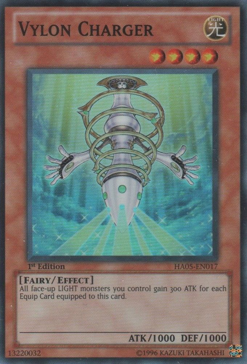 Vylon Charger [HA05-EN017] Super Rare Yu-Gi-Oh!