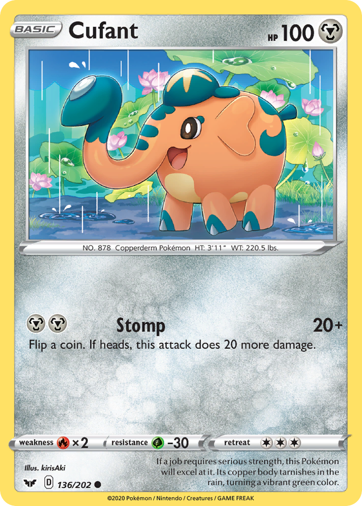 Cufant (136/202) [Sword & Shield: Base Set] Pokémon