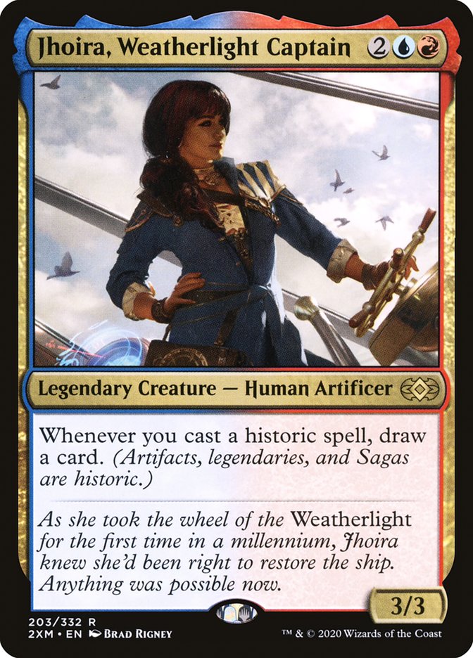 Jhoira, Weatherlight Captain [Double Masters] Magic: The Gathering