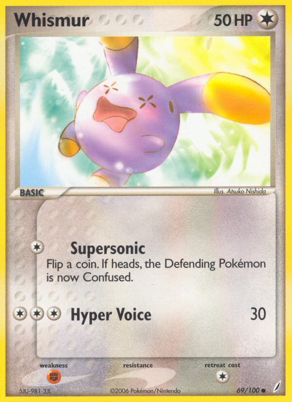 Whismur (69/100) [EX: Crystal Guardians] Pokémon