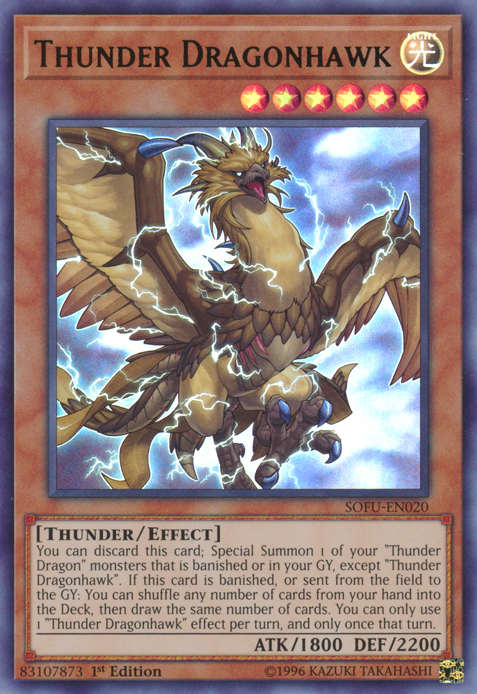 Thunder Dragonhawk [SOFU-EN020] Ultra Rare Yu-Gi-Oh!