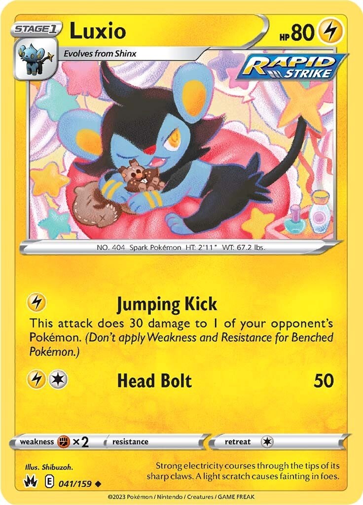 Luxio (041/159) (41) [Sword & Shield: Crown Zenith] Pokémon