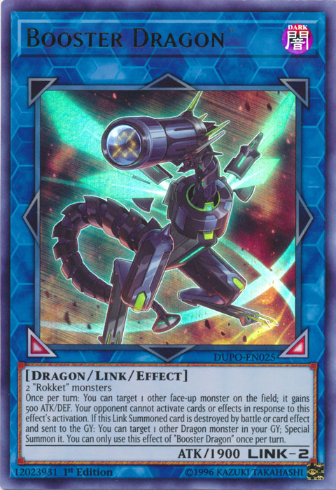 Booster Dragon [DUPO-EN025] Ultra Rare Yu-Gi-Oh!