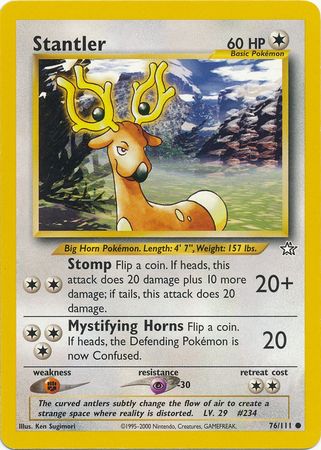 Stantler (76/111) [Neo Genesis Unlimited] Pokémon