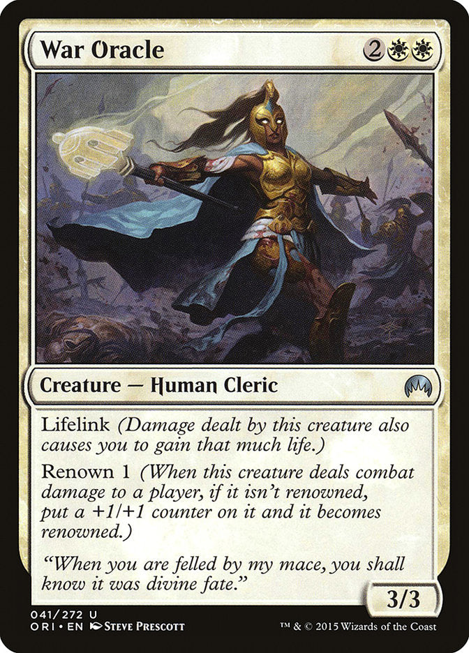War Oracle [Magic Origins] Magic: The Gathering