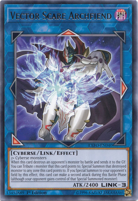 Vector Scare Archfiend [EXFO-EN040] Rare Yu-Gi-Oh!