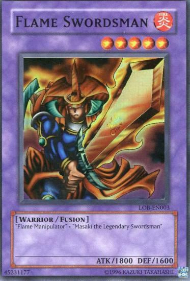 Flame Swordsman [LOB-EN003] Super Rare Yu-Gi-Oh!