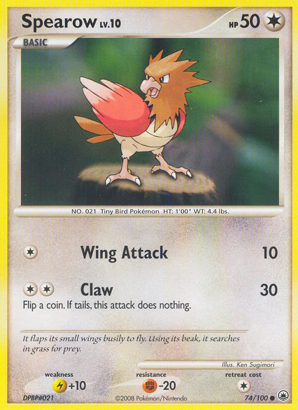 Spearow (74/100) [Diamond & Pearl: Majestic Dawn] Pokémon