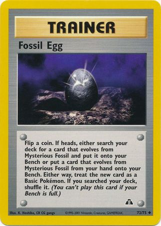 Fossil Egg (72/75) [Neo Discovery Unlimited] Pokémon