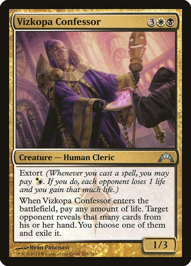 Vizkopa Confessor [Gatecrash] Magic: The Gathering