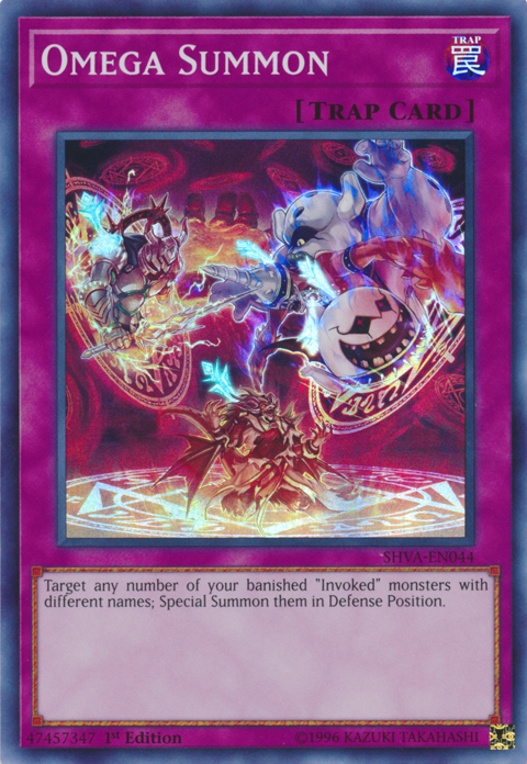 Omega Summon [SHVA-EN044] Super Rare Yu-Gi-Oh!