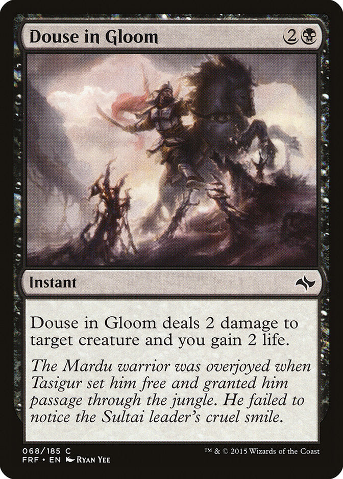 Douse in Gloom [Fate Reforged] Magic: The Gathering