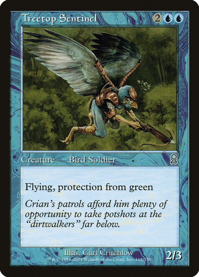 Treetop Sentinel [Odyssey] Magic: The Gathering