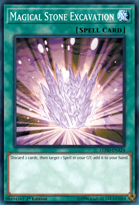 Magical Stone Excavation [LEHD-ENA24] Common Yu-Gi-Oh!