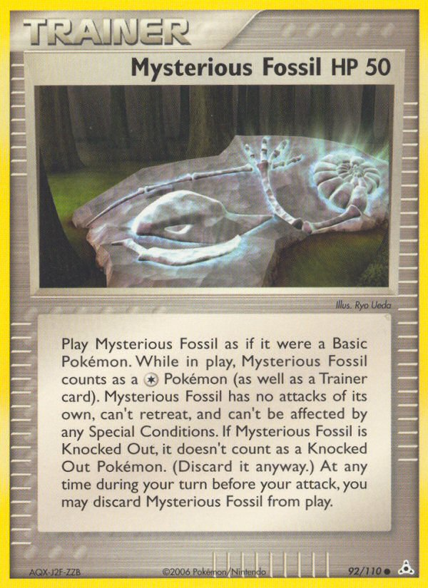 Mysterious Fossil (92/110) [EX: Holon Phantoms] Pokémon