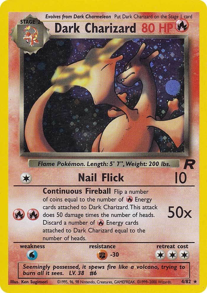 Dark Charizard (4/82) [Team Rocket Unlimited] Pokémon