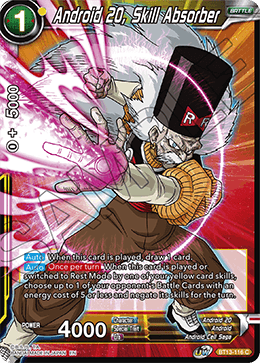 Android 20, Skill Absorber (Common) (BT13-116) [Supreme Rivalry] Dragon Ball Super