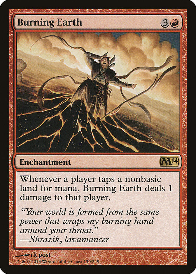 Burning Earth [Magic 2014] Magic: The Gathering