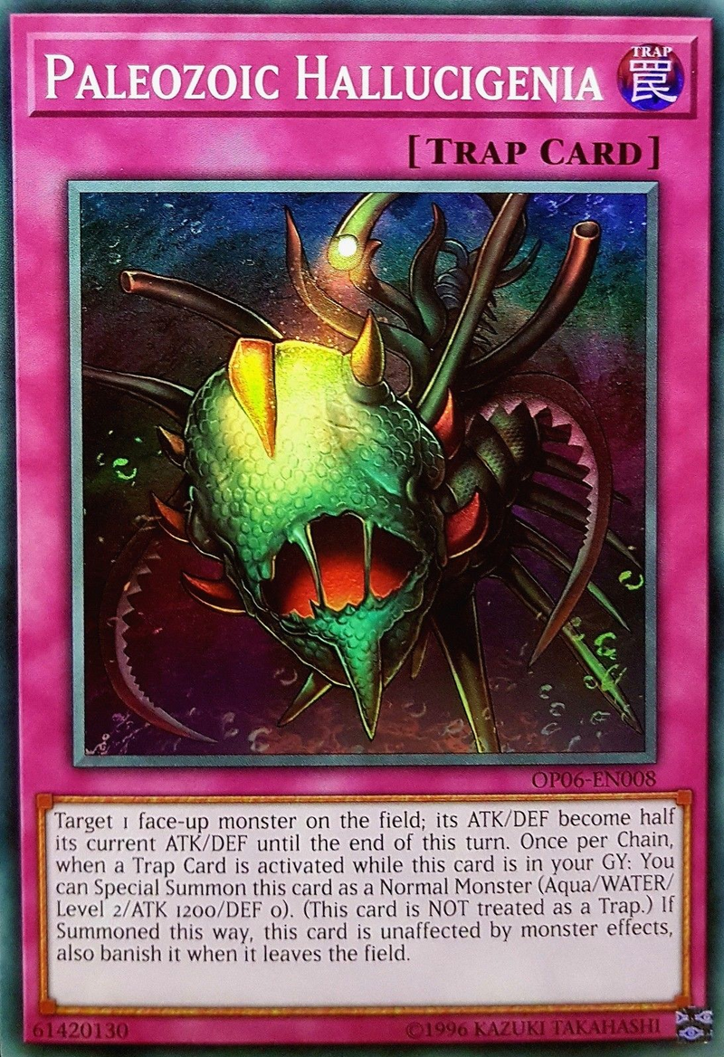 Paleozoic Hallucigenia [OP06-EN008] Super Rare Yu-Gi-Oh!