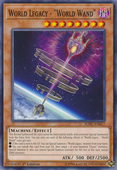 World Legacy - "World Wand" [SOFU-EN017] Common Yu-Gi-Oh!