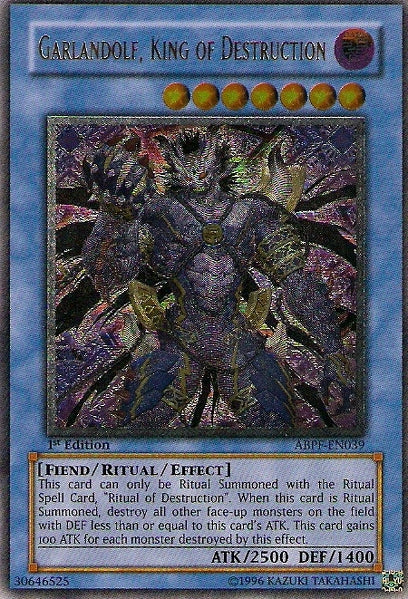 Garlandolf, King of Destruction [ABPF-EN039] Ultimate Rare Yu-Gi-Oh!