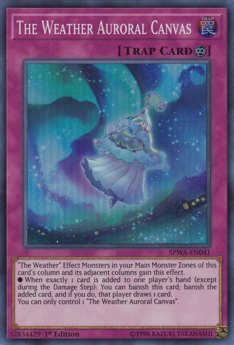 The Weather Auroral Canvas [SPWA-EN041] Super Rare Yu-Gi-Oh!