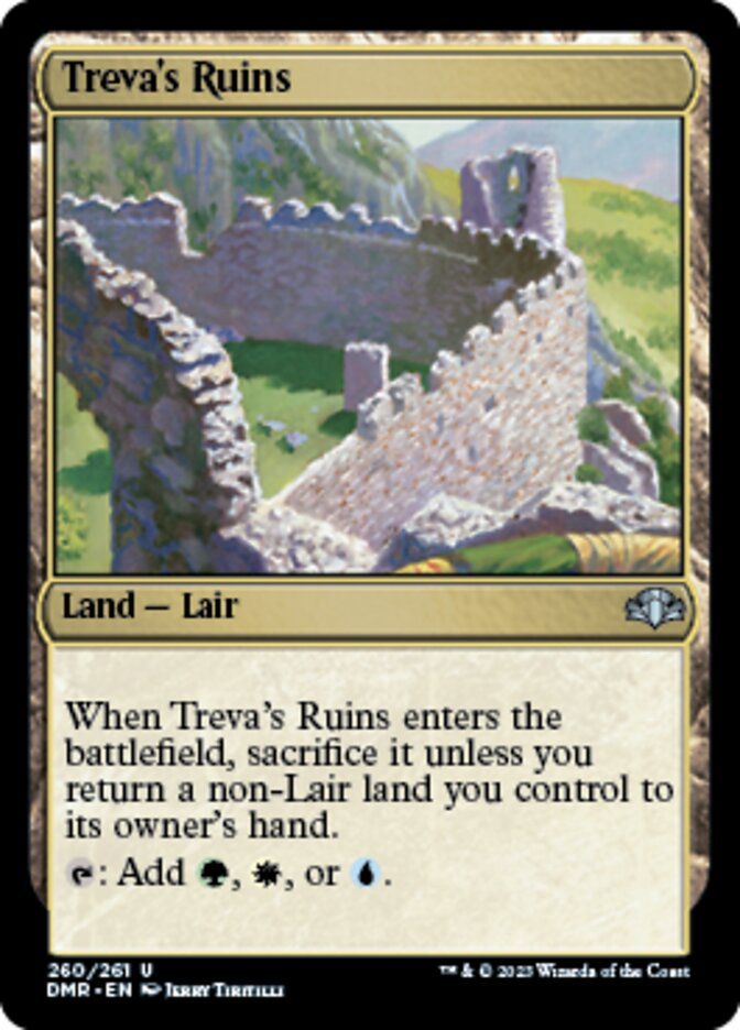 Treva's Ruins [Dominaria Remastered] Magic: The Gathering