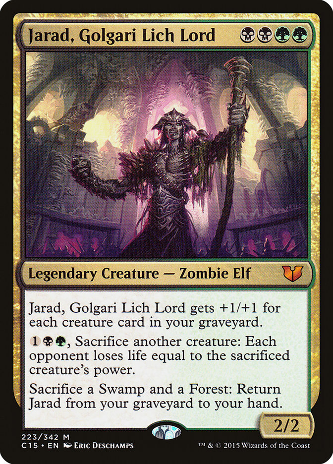 Jarad, Golgari Lich Lord [Commander 2015] Magic: The Gathering