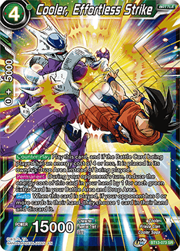 Cooler, Effortless Strike (BT13-073) [Supreme Rivalry] Dragon Ball Super