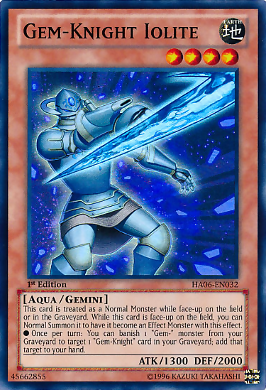 Gem-Knight Iolite [HA06-EN032] Super Rare Yu-Gi-Oh!