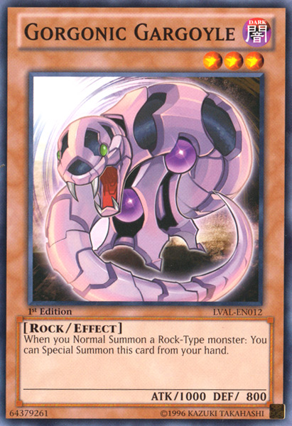 Gorgonic Gargoyle [LVAL-EN012] Common Yu-Gi-Oh!