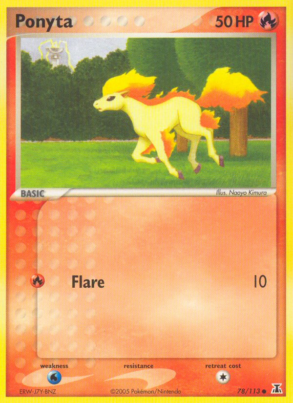 Ponyta (78/113) [EX: Delta Species] Pokémon