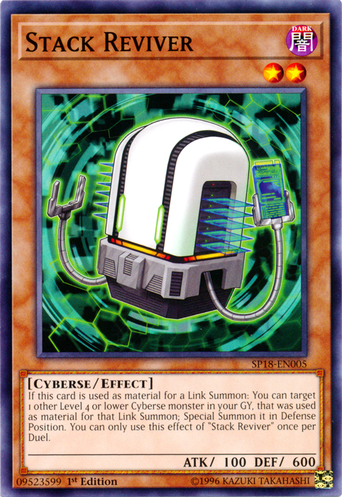 Stack Reviver [SP18-EN005] Common Yu-Gi-Oh!