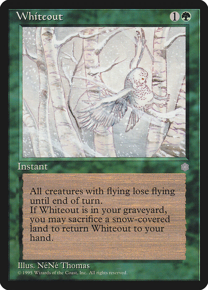 Whiteout [Ice Age] Magic: The Gathering